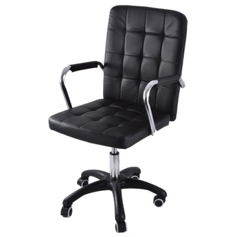 Office Computer Chair Armrest Leather