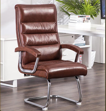 Leather bow chair computer chair home office chair