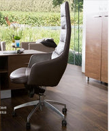 Leather high back office chairs